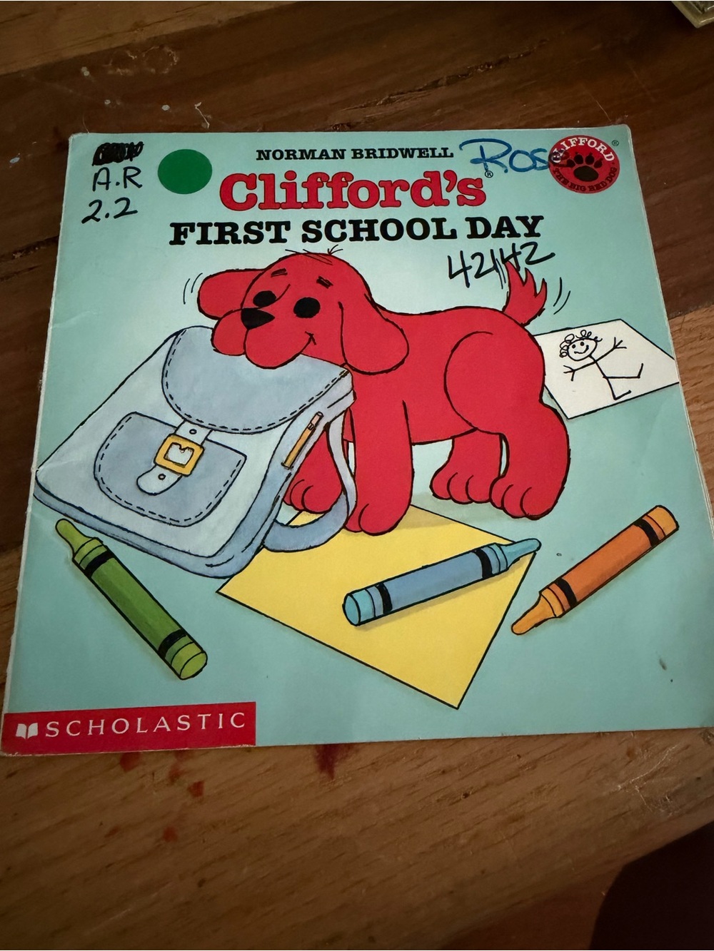 Scholastic Clifford Plush Illustration - Red
